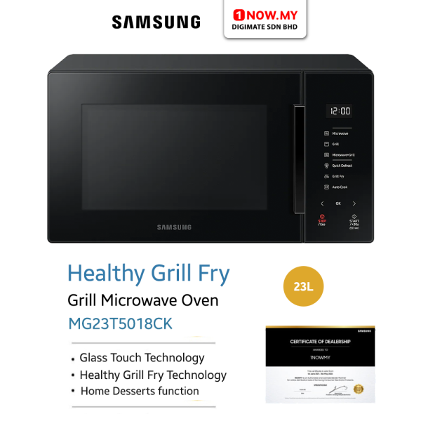 SAMSUNG 23L Bespoke Microwave Oven Grill MG23T5018CK / CN / CP | Healthy Grill Fry - Image 10