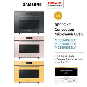 SAMSUNG 35L Bespoke Microwave Oven MC35R8088LC / LP / LV | HotBlast Convection