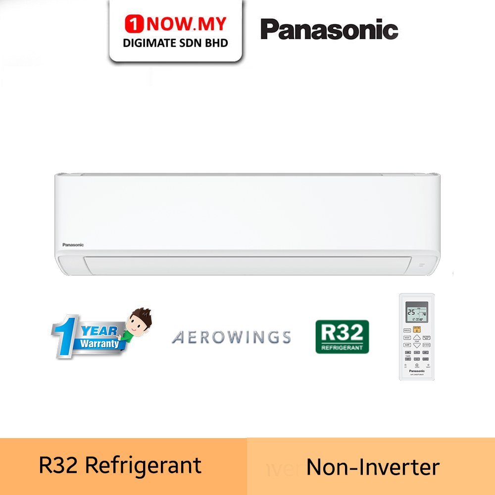 PANASONIC CS-PN9/12WKH / CS-PN18/24XKH / CS-PN28VKH 1.0 / 1.5 / 2.0 / 2.5 / 3.0 HP Standard Non-Inverter R32 Air-Conditioner