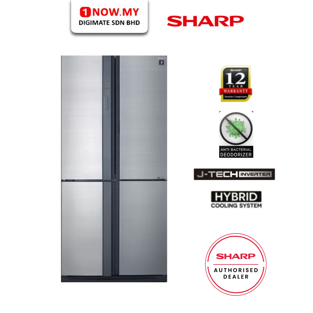 sharp fridge sjf95vmss 750l