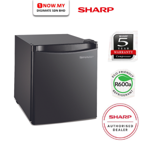 SHARP 60L Non-Inverter Minibar Refrigerator SJM60MK | Adjustable Feet