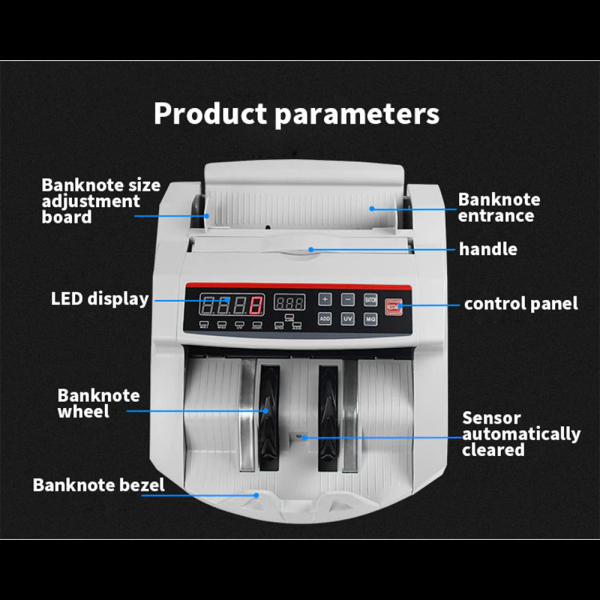 2108 UV/MG Money Counter Bill Counter Machine - Image 7