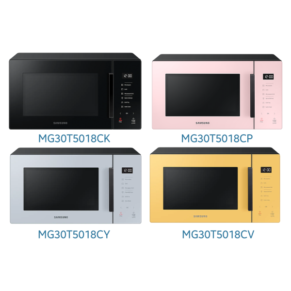 SAMSUNG 30L Bespoke Microwave Oven Grill MG30T5018CK / CP / CY / CV | Healthy Grill Fry - Image 2
