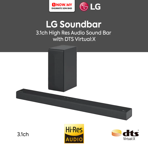 LG 3.1ch Audio Sound Bar S65Q | 420W High Res DTS Virtual:X