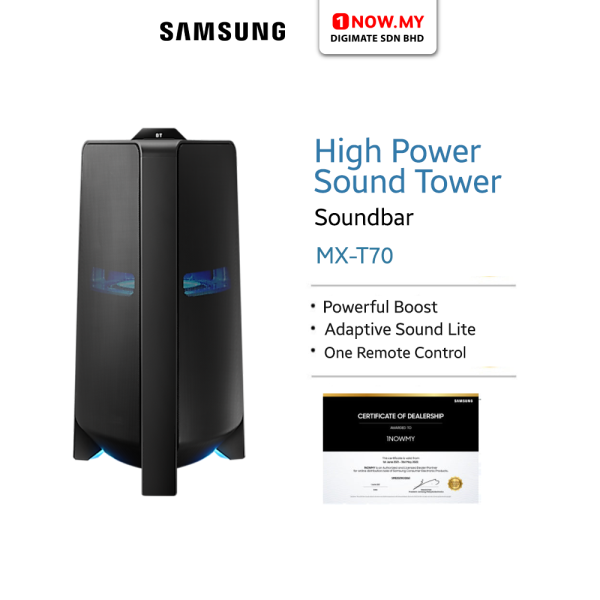 SAMSUNG 1500W High Power Sound Tower MX-T70 | Karaoke Bass Boost
