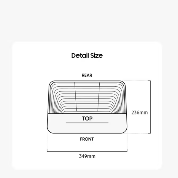 SAMSUNG 40㎡ Smart Air Purifier AX32BG3100GB | Compact Clean Air - Image 4