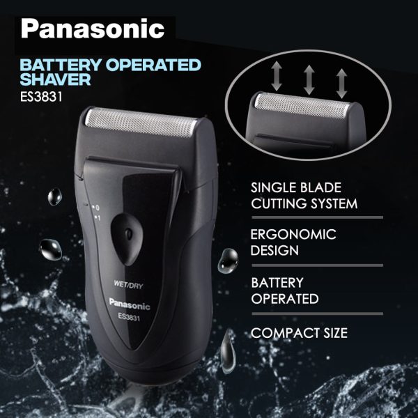 PANASONIC Shaver ES3831 | Refreshing Shaving Single Blade Wet/Dry - Image 3