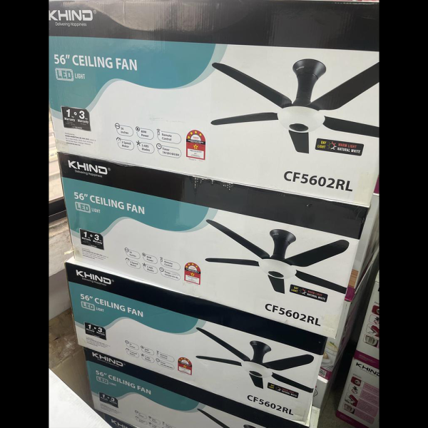 KHIND 56" Ceiling Fan CF5602RL | 4 Star Energy Efficient Convenient LED Light Remote Control - Image 5