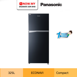 PANASONIC 325L Inverter Top Mount Freezer NR-TV341BPKM | ECONAVI Refrigerator Energy Saving