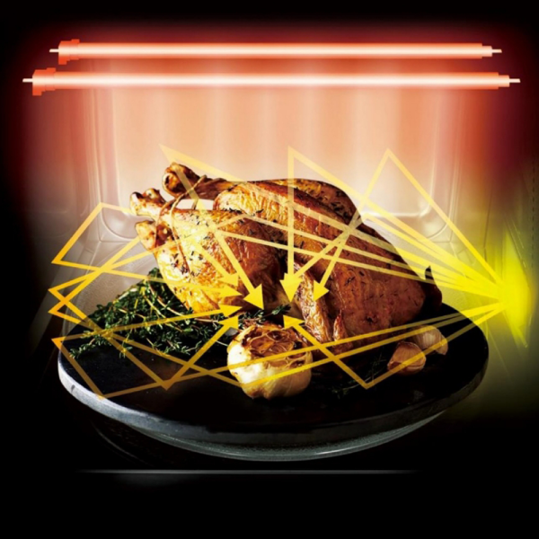 PANASONIC 24L Microwave Oven NN-GT35NB | 900W Healthy Tender Grill Power Versatile Cooking - Image 7