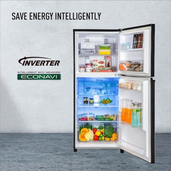 PANASONIC 325L Inverter TMF Refrigerator NR-TV341BPKM | 5 Star Energy Efficient 2 Door - Image 5