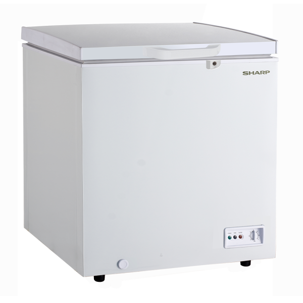 SHARP 160L Chest Freezer SJC168-WH | 1-Door Express Freezing - Image 3