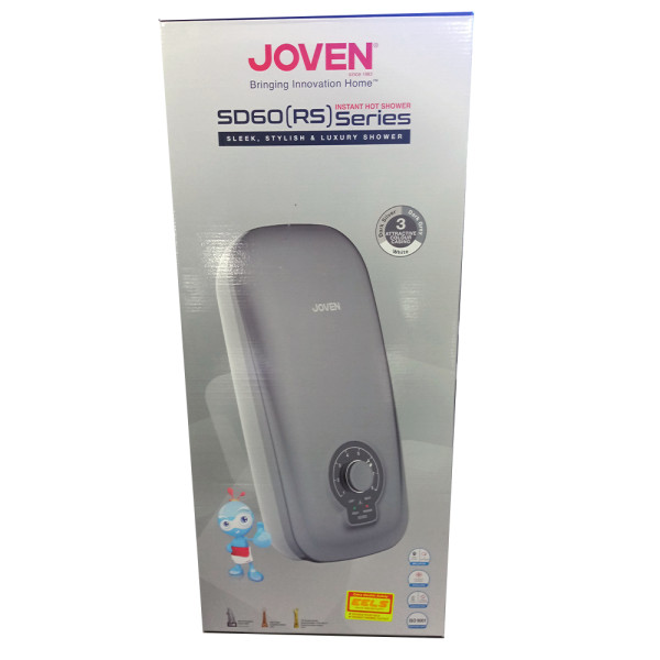 JOVEN Water Heater SD60iP(RS)-COLOUR | Colour Variation Sleek Instant Silent Pump Shower Certified Protection IP25 - Image 7