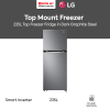 LG 235L Inverter Top Freezer Fridge GV-B212PQMB | Smart Motion Dark Graphite Steel