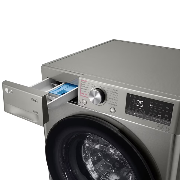 LG 10/6kg Inverter Front Load Washer Dryer FV1410H3P | Smart Energy Saving AI Direct Drive Steam - Image 5