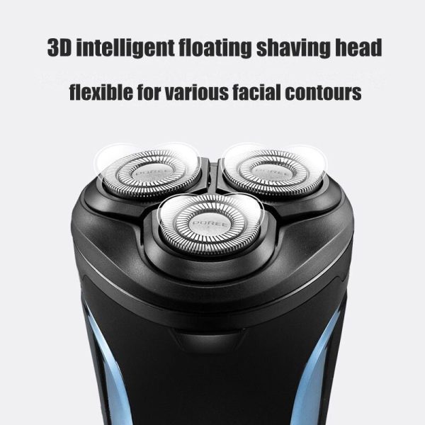 POREE Wet/Dry Electric Shaver PS197 | Washable Intelligent Display USB Charging - Image 4