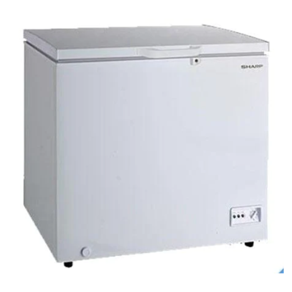SHARP 220L Chest Freezer SJC218 | 1-Door Express Freezing - Image 4