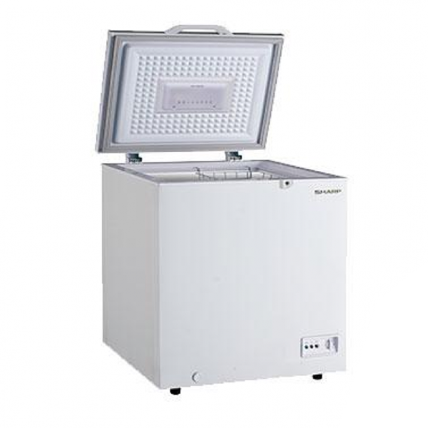 SHARP 160L Chest Freezer SJC168-WH | 1-Door Express Freezing - Image 2