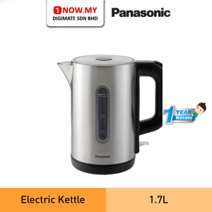 PANASONIC 1.7L Electric Kettle NC-K301SSK | Stylish Stainless Steel Design