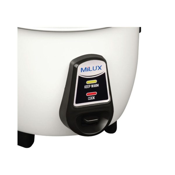MILUX 0.6L Rice Cooker MRC-2106 | Easy Operate Strong Aluminium Inner Pot - Image 3