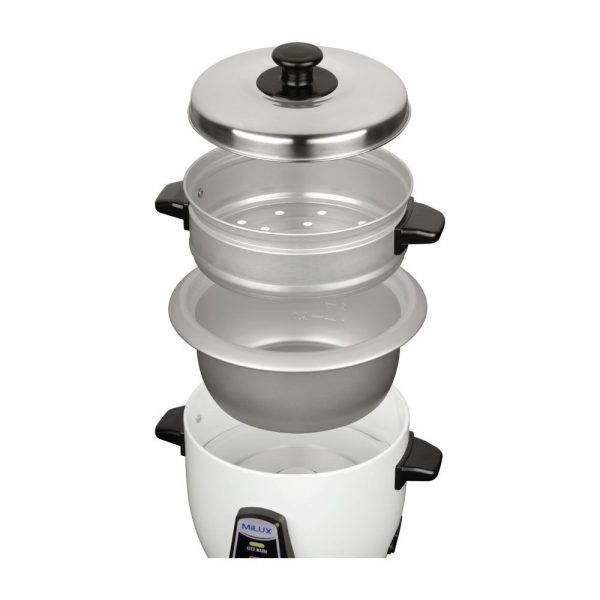 MILUX 0.6L Rice Cooker MRC-2106 | Easy Operate Strong Aluminium Inner Pot - Image 4