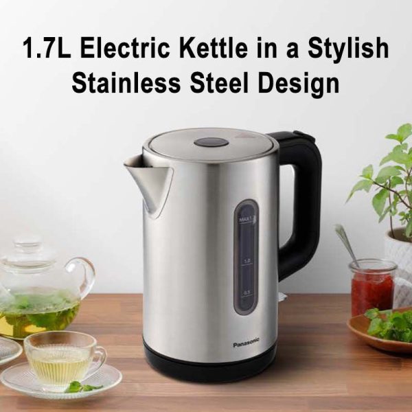 PANASONIC 1.7L Electric Kettle NC-K301SSK | Stylish Stainless Steel Design - Image 6