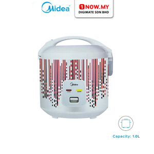 MIDEA 1.0L Rice Cooker MR-CM1021 | Super Material Non-Stick Coating Sweet Delicious Delicate Rice