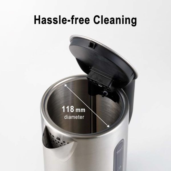 PANASONIC 1.7L Electric Kettle NC-K301SSK | Stylish Stainless Steel Design - Image 8