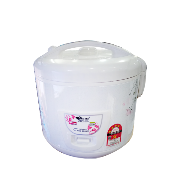 MIKACHI 1.8L Deluxe Rice Cooker MKC-DL18L | Non Stick Coating Keep Warm - Image 2