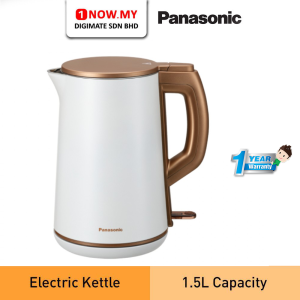 PANASONIC 1.5LÂ Electric Kettle NC-KD300WSKÂ | Stainless Steel Cool Touch