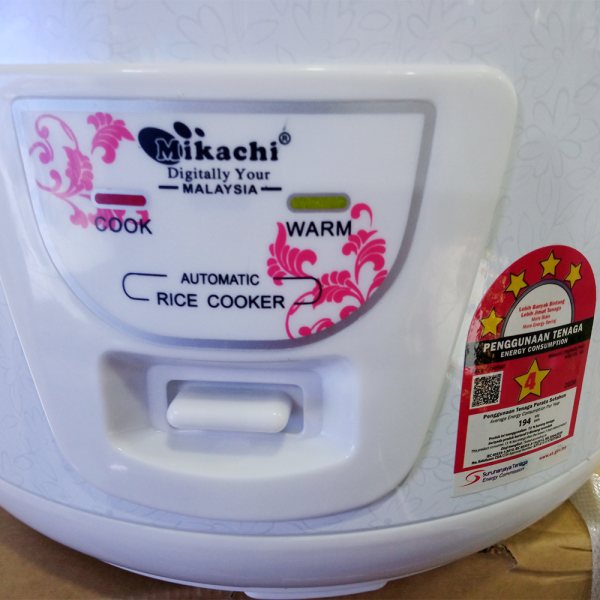 MIKACHI 1.8L Deluxe Rice Cooker MKC-DL18L | Non Stick Coating Keep Warm - Image 4