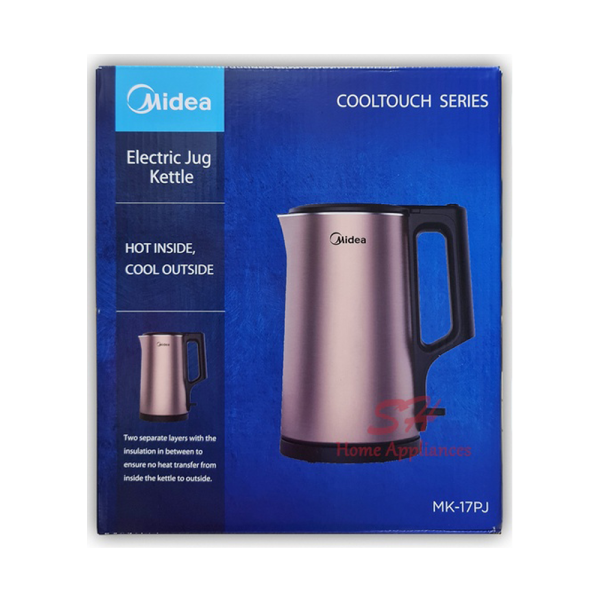 MIDEA 1.7L Jug Kettle MK-17PJ | Cool Touch Double Wall Protection Stainless Steel - Image 3