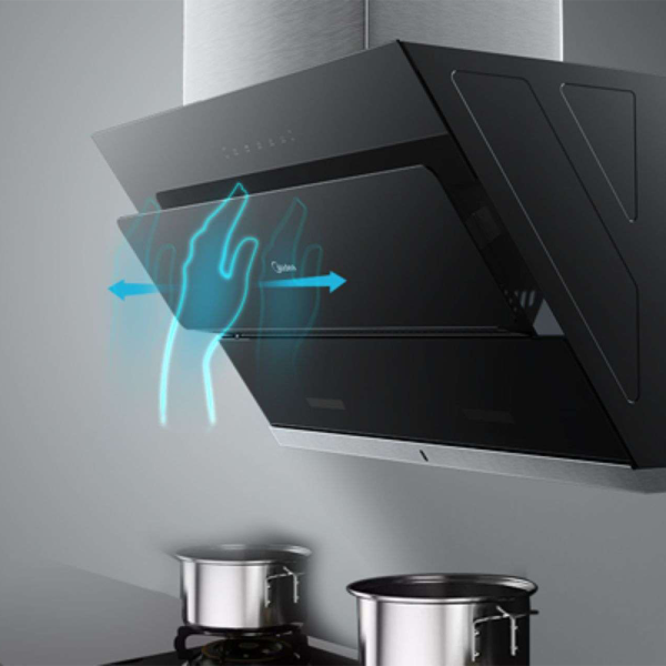 MIDEA 1800M3 Cooker Hood MCH-90B65 | Premium Hand Wave Control Duct Out Powerful Suction - Image 3