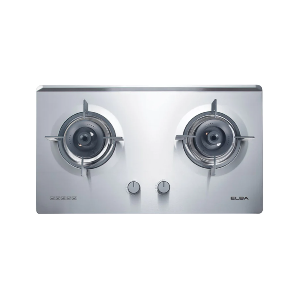ELBA 2 Burners Gas Hob EBH-M8962(SS) | Built-In Premium Stainless Steel - Image 2