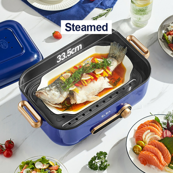 ELBA 9L Multi Cooker EMC-N9015(BL) | Awesome Hotpot Steam Fry Noodles Rice Buns & More - Image 5