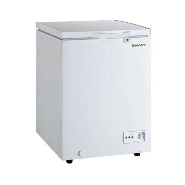 SHARP 110L Chest Freezer SJC118 | 1-Door Express Freezing - Image 3