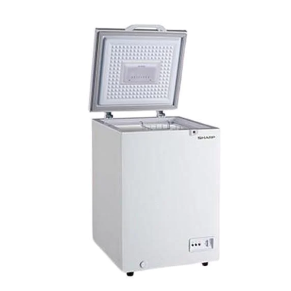 SHARP 110L Chest Freezer SJC118 | 1-Door Express Freezing - Image 2
