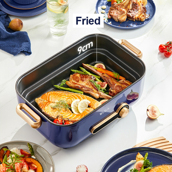 ELBA 9L Multi Cooker EMC-N9015(BL) | Awesome Hotpot Steam Fry Noodles Rice Buns & More - Image 4