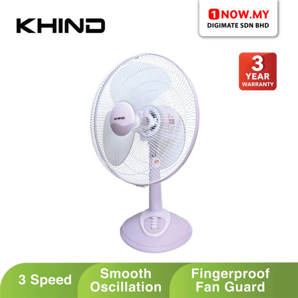 KHIND 16" Table Fan TF1610SE | Strong Air Delivery