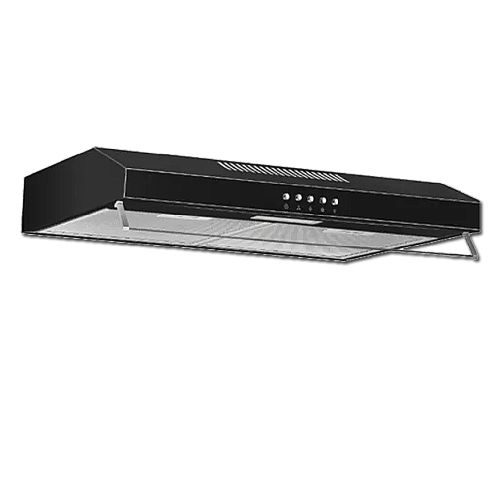 ELBA 900m³/hr Twin Motors Cooker Hood ESH-M7598(BK) | Slim Push Button ...