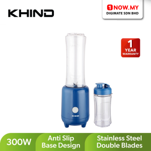 KHIND 0.6L Personal Blender BL601P | Perfect Healthy Drink Maker On The Go