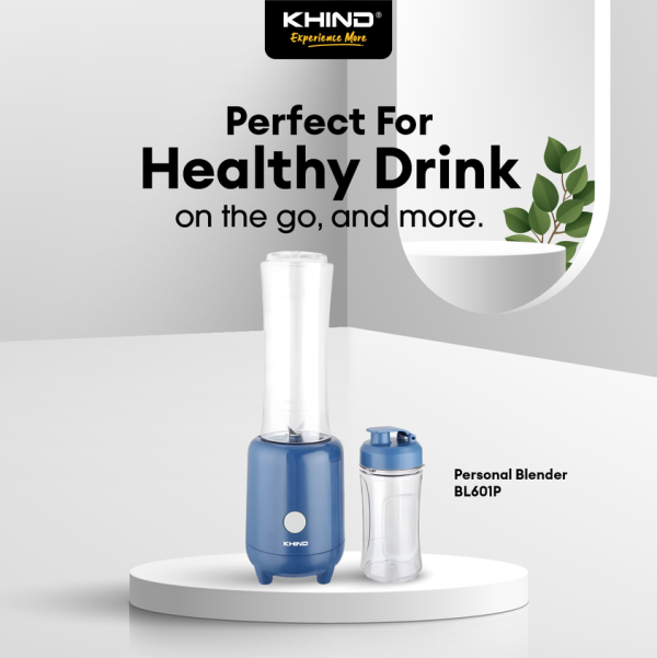 KHIND 0.6L Personal Blender BL601P | Perfect Healthy Drink Maker On The Go - Image 5