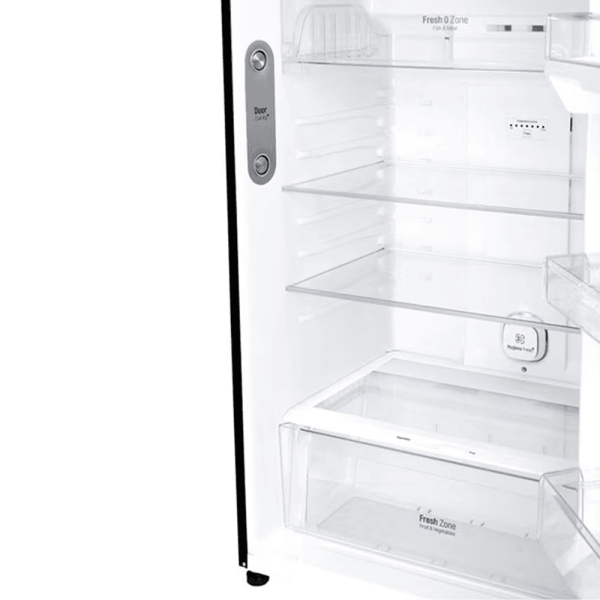LG 547L Top Freezer Fridge GN-C702SGGM | Black Curved Glass Finish - Image 4