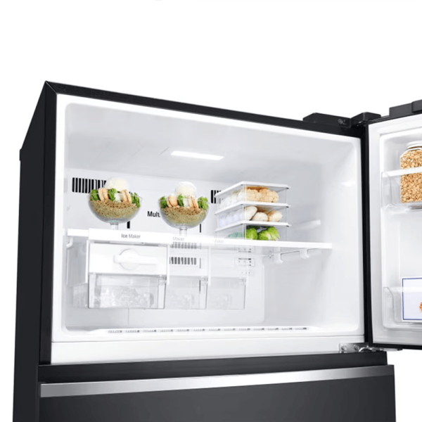LG 547L Top Freezer Fridge GN-C702SGGM | Black Curved Glass Finish - Image 5