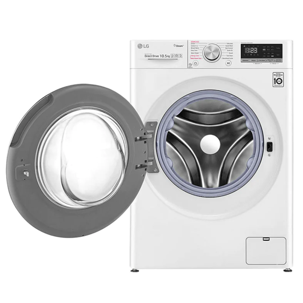 LG 10.5kg Inverter Front Load Washer FV1450S4W | AI Direct Drive Steam - Image 2