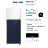 SAMSUNG 476L Inverter Bespoke Top Mount Freezer Refrigerator RT47CB66448AME | Clean White + Clean Navy 