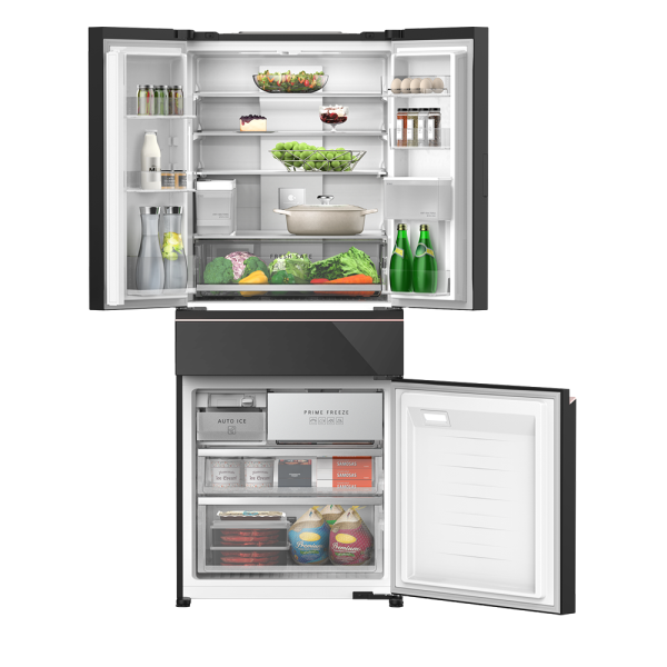 PANASONIC 540L Inverter Premium 4-door Refrigerator NR-YW590YMMM | User-friendly Energy Saving Ice Dispenser - Image 3