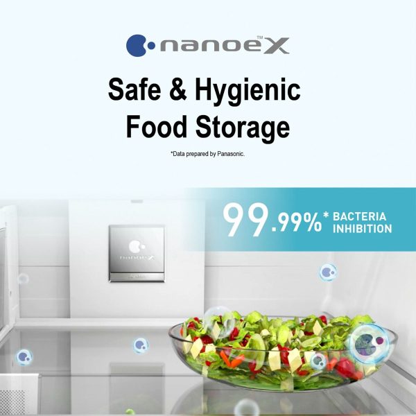 PANASONIC 540L Inverter Premium 4-door Refrigerator NR-YW590YMMM | User-friendly Energy Saving Ice Dispenser - Image 8
