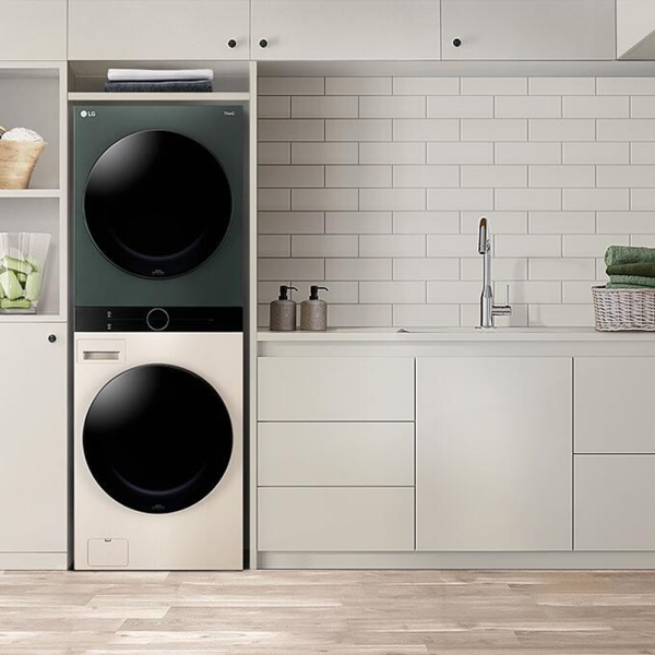 LG 14/10kg Inverter Objet WashTower All-In-One Stacked Washer Dryer WT1410NHEG - Image 7