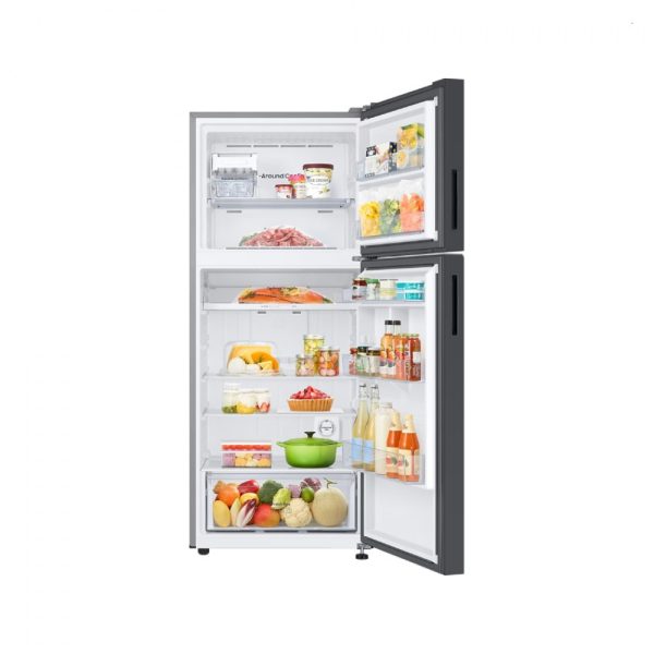 SAMSUNG 476L Inverter Bespoke Top Mount Freezer Refrigerator RT47CB66448AME | Clean White + Clean Navy  - Image 2